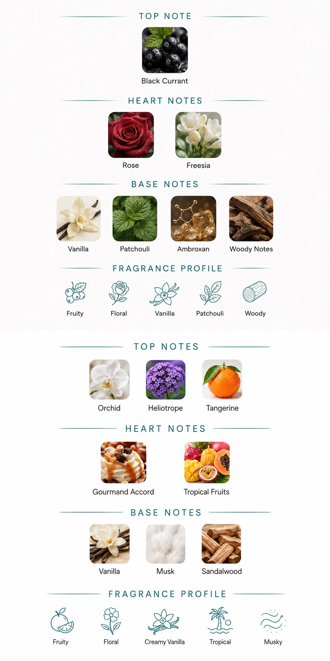Fragrance notes